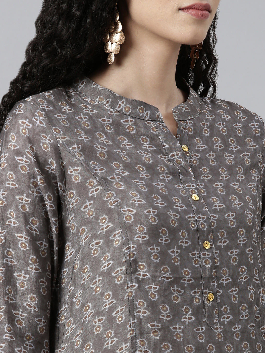 Gorgeous Peach High-Low Kurta with Princess Line Cut