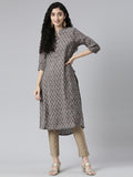 Gorgeous Peach High-Low Kurta with Princess Line Cut