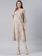 Chiku Color Floral Printed Cotton Silk