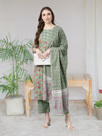 Mint Green Kurti Set For Women