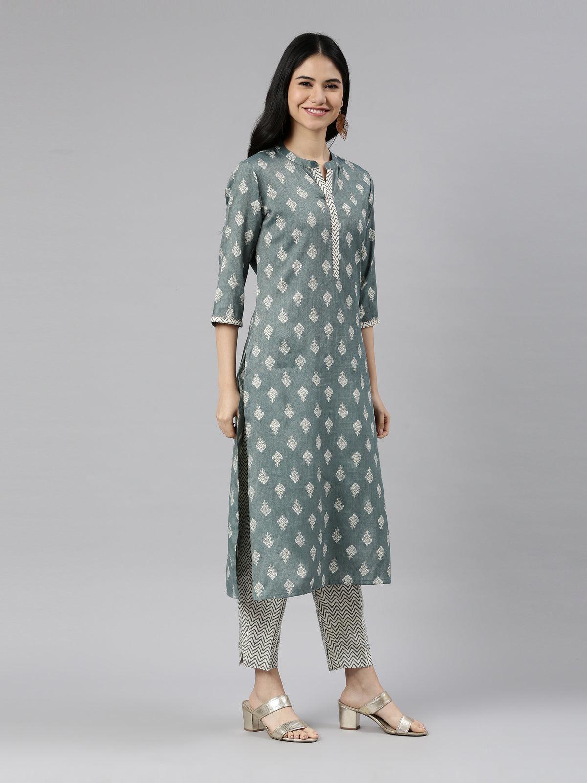 Women's Printed Straight Kurtas