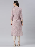 Viscose Rayon lavender color Kurtas online India from samhitas