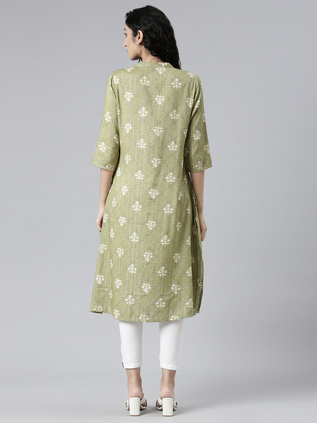 Buy Geometric Viscose Rayon Kurta for Women from samhitas