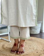 Beautiful Green Kurta Set with Silk Dupatta