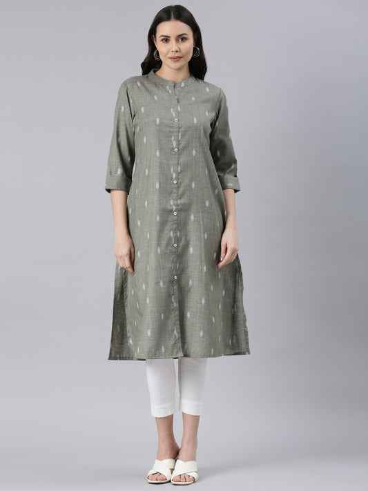 samhitas women's pure cotton dobby kurti design