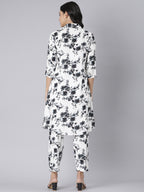Monochrome Bloom Printed Co-ord Set